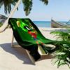 Martian Mayhem: Green Invasion beach towel beach Beach towel for vacation photos Absorbent bath towel quick-drying swim towel swim Fashion