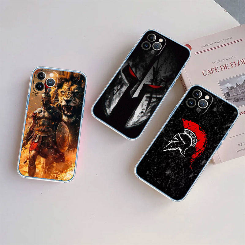 IR25 Spartan Warrior Case for Motorola E22S E7 G6 G7 G8 G9 Plus Power Play G10 G20 G04 E30 E40 E22 E20 E13 E15 G22 G23 G05 G75 G35 G55