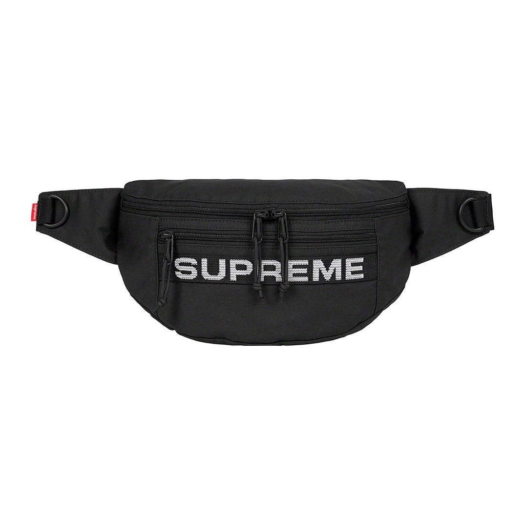 

Новая сумка через плечо Supreme из нейлона с хлопком, сумка кроссбоди, поясная сумка обычная унисекс черная SUP-SS23-1096 23.1*2.0*19.1CM