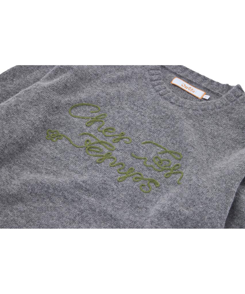 Kkotte Ctt Lettering Knit (Gray)