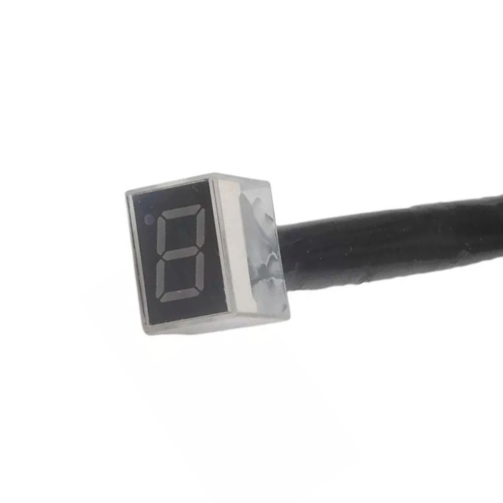Rote Anzeigefarbe Ganganzeige Sensoranzeige LED Digitaler Ganganzeiger 32,5cm Schwarz Digital-LED Einfach zu installieren