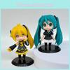 Hatsune Miku Toy Model Set Interior Decor With Sleep Position For Display Gift