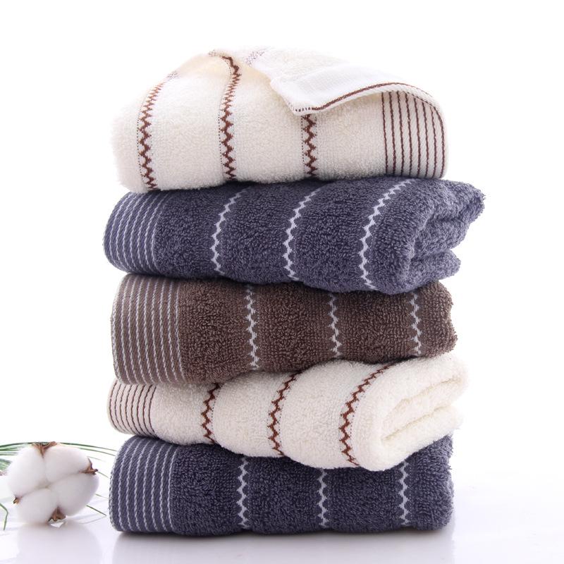 Soft, Absorbent Cotton Face Towel: Ideal for Men & Women, Embroidered Logo, Perfect for Adults