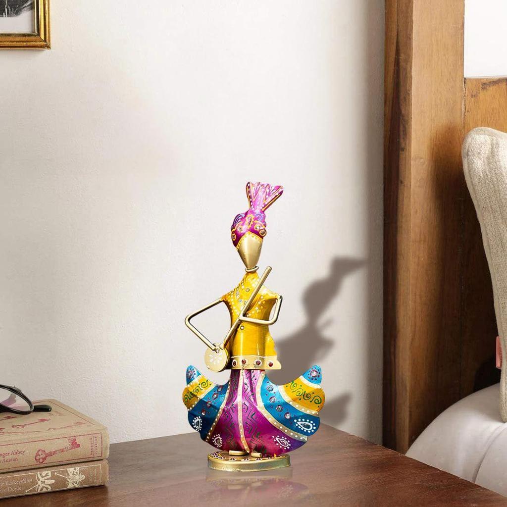 Nostrae Metal Show Pieces for Home Decor | Gift Items for Showcase or TV Unit Decoration | Statue or Figurines or Artifacts for Table or Living Room