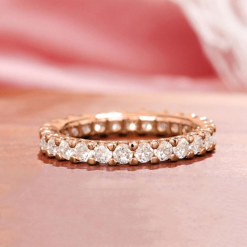 

Huitan Fashion Contracted Women s Ring Thin Full Paved Round CZ Versatile Girls Accessories Daily Wear Party Statement Zircon 5