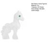 3D-gedruckte Pferdefigur Bewegliche Gelenke Pony-Statue Stressabbau Fidget-Spielzeug Pädagogisches Tiermodell Desktop-Dekoration Ornament