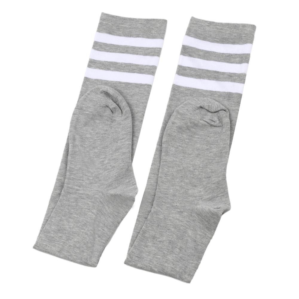 Plus Large Size Stockings Womens Long Over Above Knee Socks Striped Thigh High Ladies Black White Cosplay Lolita Harajuku Y2K