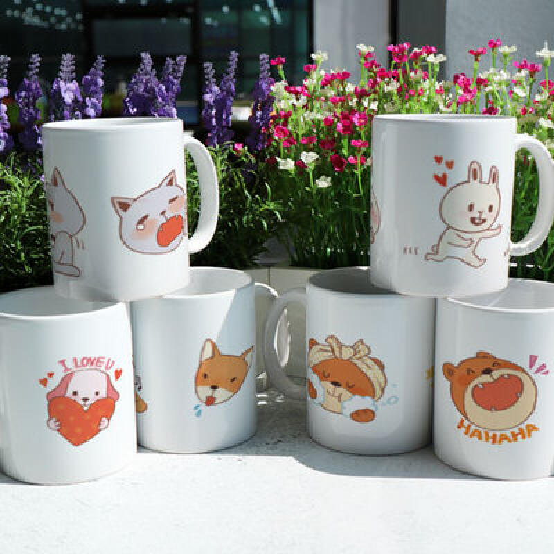 pa352-Design Mug 6p-Cute Animals