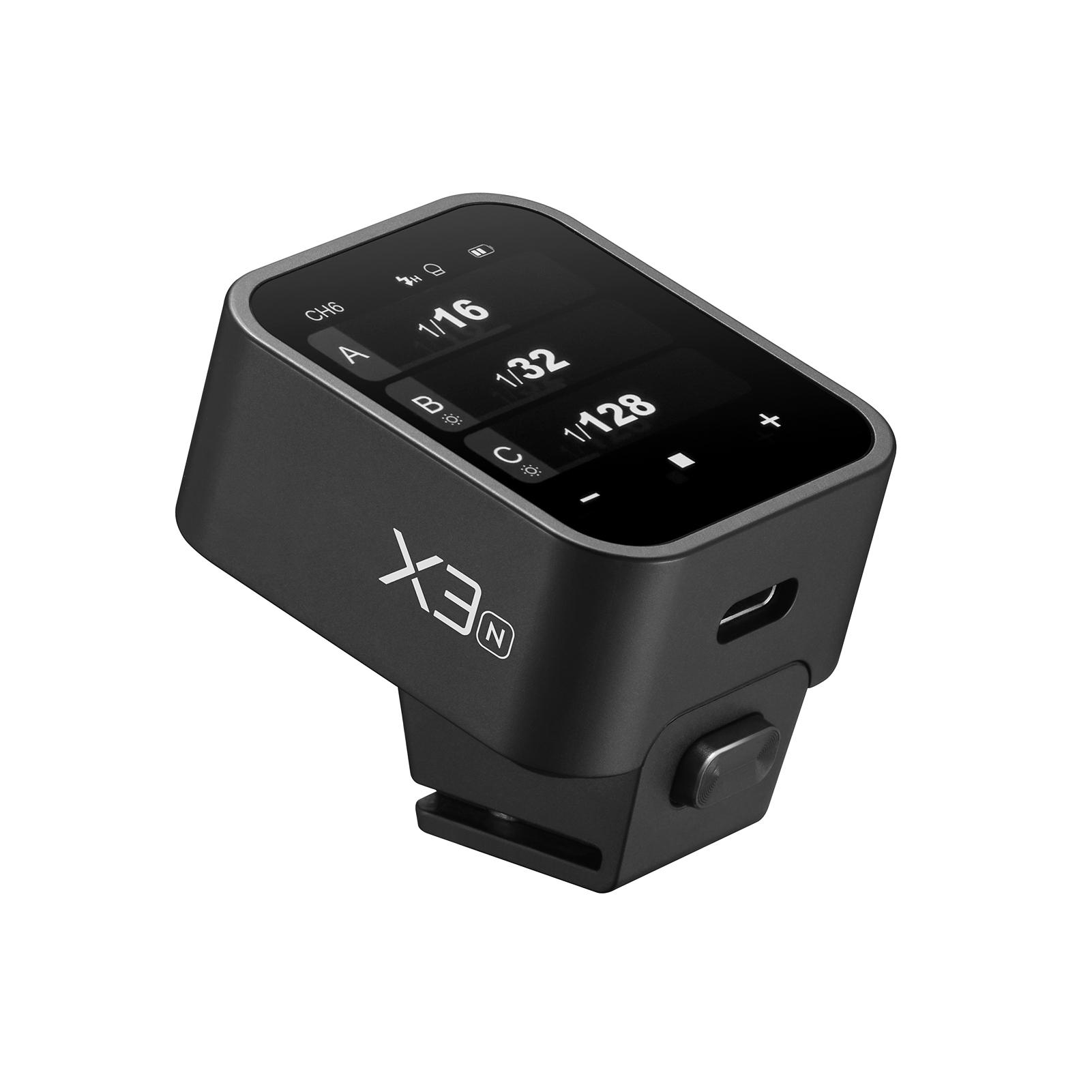 GODOX X3S 2.4G Беспроводной передатчик вспышки TTL с автовспышкой и большим сенсорным
