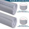 Air Conditioner Hose Cover Wrap Portable Hose Duct Vent Cover Insulation Sleeve for 5-5.9inch Diameter Exhaust Hose