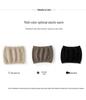 Women's 100% Pure Cashmere Belly and Waist Warmer - Solid Color Knitted Cold Protection.