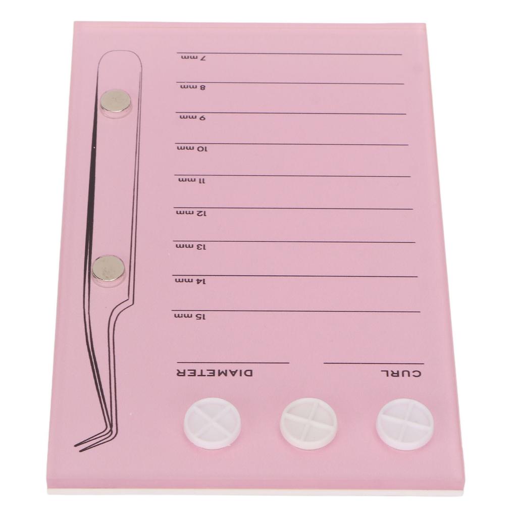 3 In 1 Eyelash Extension Holder 7 To 15mm Clear Scale Acrylic Eyelash Extension Display Tray