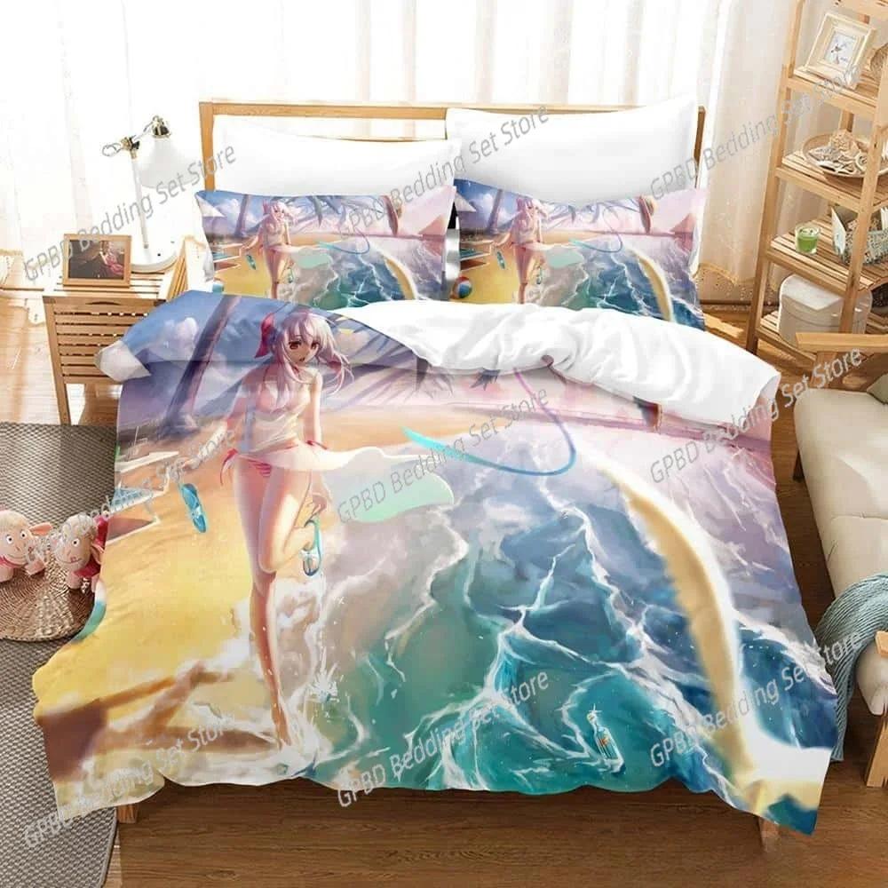 3D Anime Seraph of the end Bedding Set Bedroom Soft Modern Bedspreads Comefortable Kids Duvet Cover Quilt Cover And Pillowcase