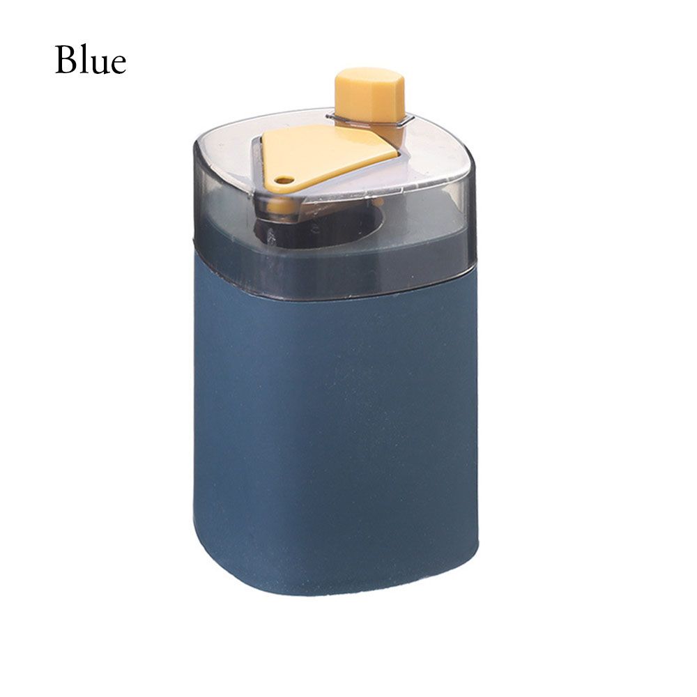 

Up Table Jar Container Personality Holder Pop-up Barrel Push Toothpick Box Cotton Swab Organizer Blue