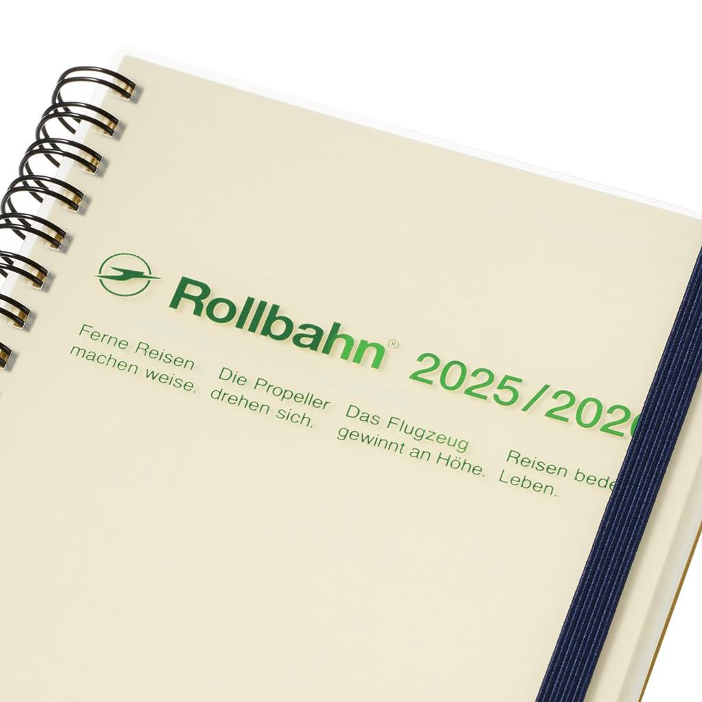 [Delfonics Planner 2025-2026 Edition / Starting March 2025] Rollbahn Diary Clear L Monthly Schedule Book (Clear)