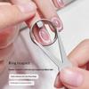 1/2Pcs Circular Cat Eye Nail Magnet Hollow Cat Eye Magnet Gel Nail Polish Ring Nail Art Magnet Set Diy Manicure Magnetic Tool