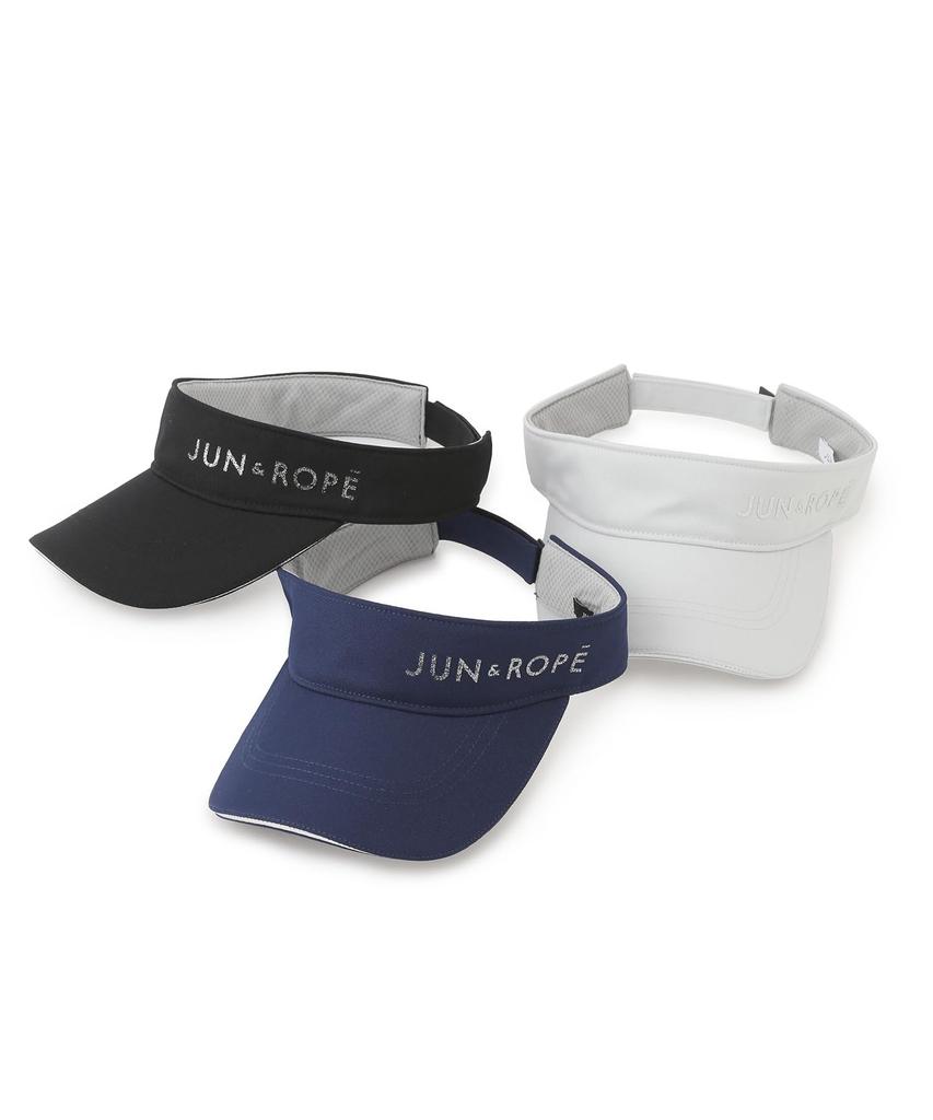 Jun & Rope Glitter Visor for Women ERU15010 Navy (40)