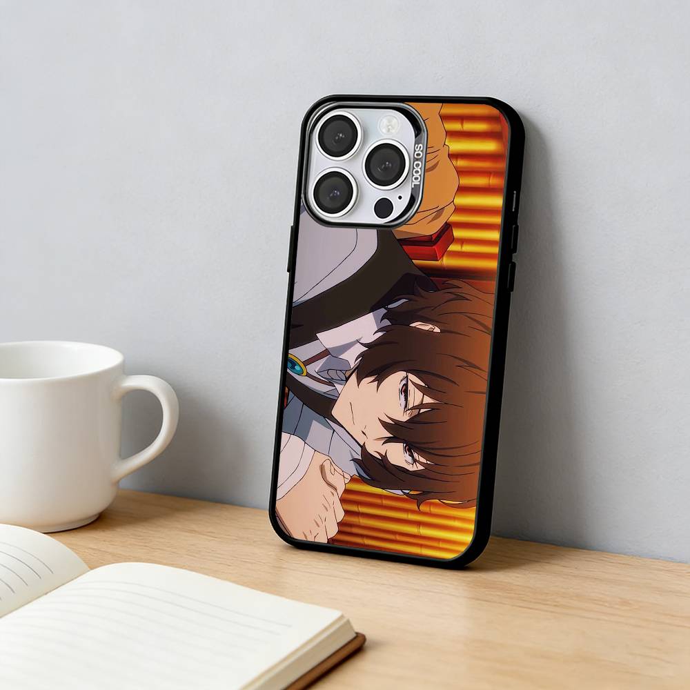 

Аниме Бродячие псы Великого дома Дазай ОсамуДля iPhone 17,16,15,14,13,12,11 Plus,Pro Max,XS,Красочный серебристый Чехол для телефона Funda Cover iPhone13PRO
