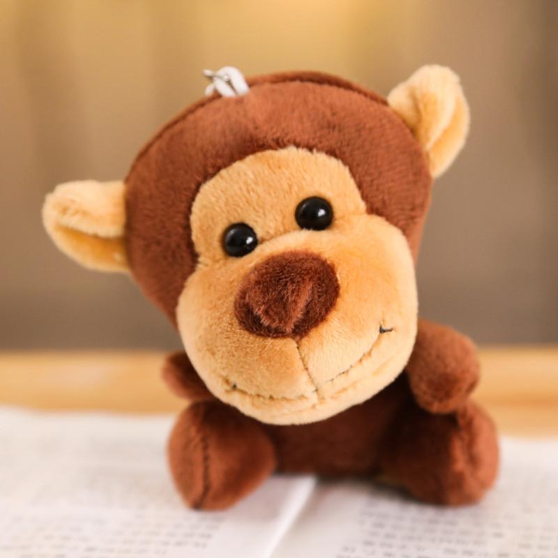 Adorable Forest Animal Plush Toys Miniature Elephants Monkeys And Leopards