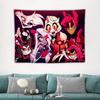 Anime Hazbin Hotel Cartoon Printed Tapestry Room Decoration Banner Hanging Room Decoration Party Decoration