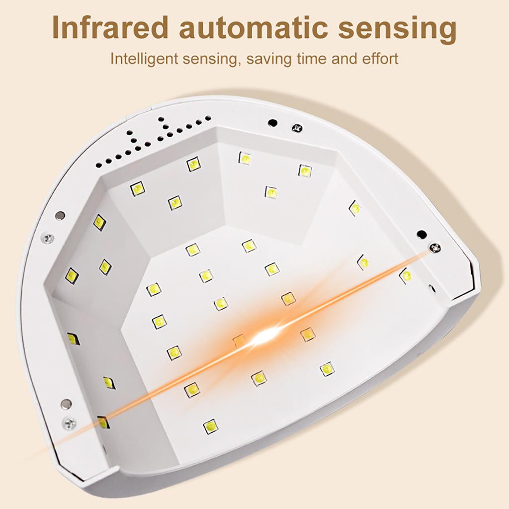 SUNOne UV Lamp Professional 30pcs Nail Light Beads with 3 Timers Infrared Automatic Sensing Nail Art Accessories Removable Plate