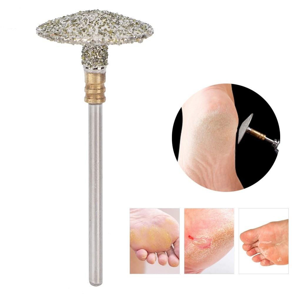 Umbrella Foot Callus Sanding Bit Diamond Carbide Dead Skin Removal Drill Bit  Manicure