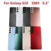 S908 Housing For Samsung Galaxy S22 Ultra Plus S901 S906 5G Battery Cover Glass Repair Back Door Rear + Logo Camera Lens