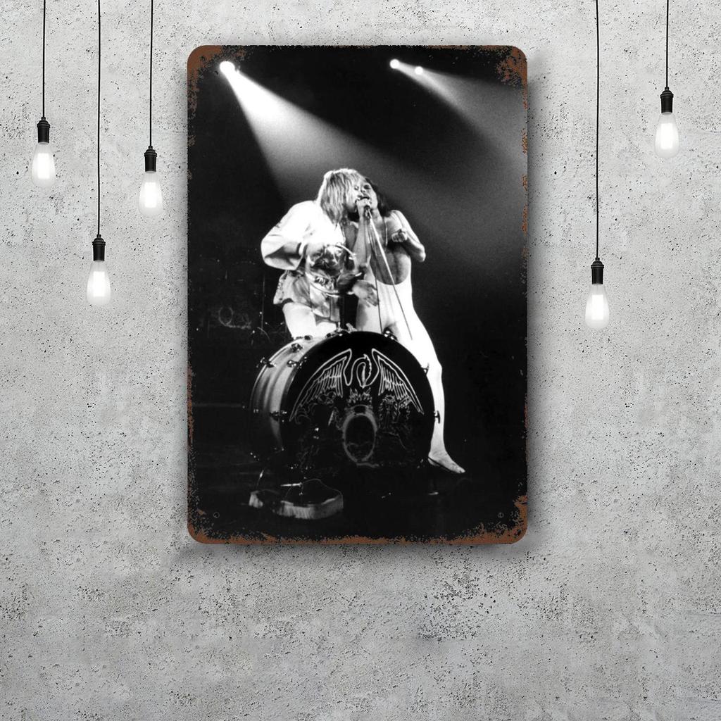 Jimmy Page Metal Signs Wall Decor Vintage Tin Signs Captain Metal Poster Decor for Bar Pub Club Wall Decoration