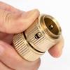 High Pressure Brass Water Hose Adapter Multiple Size Compatible Quick Release Coupler For Outdoor Faucet Pipe Connection