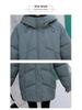 Women's Mid-Length Down Cotton Coat 2023: Hot Style, New Plus Size, Thick, Fashionable, Loose, Warm Cotton-Padded Jacket