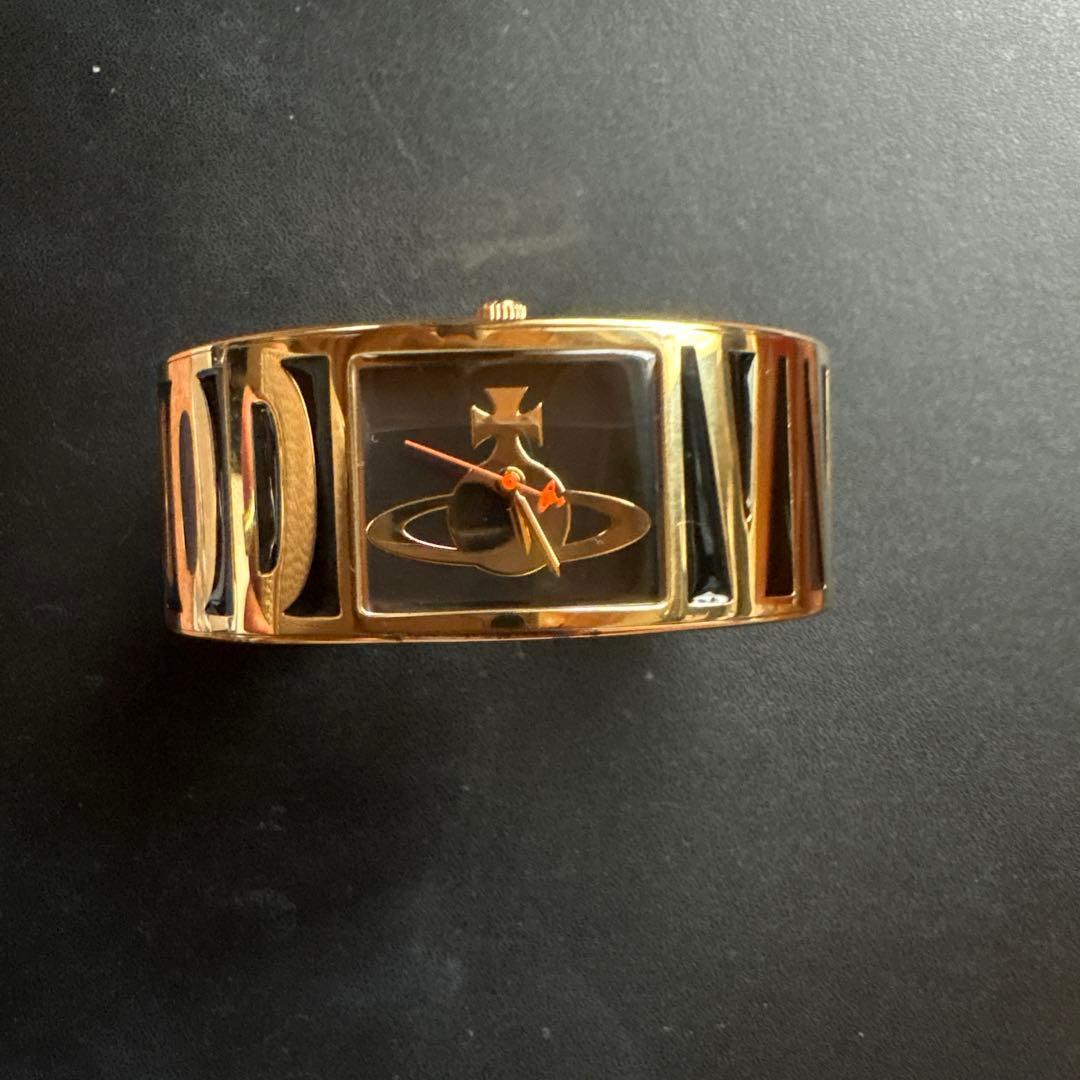 Used Vivienne Westwood bangle watch gold