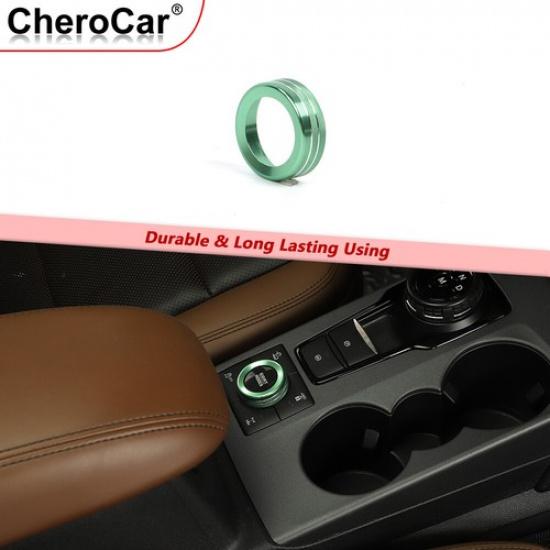 Green  4WD Four-wheel Drive Switch Knob Trim Cover for Ford Bronco Sport -25