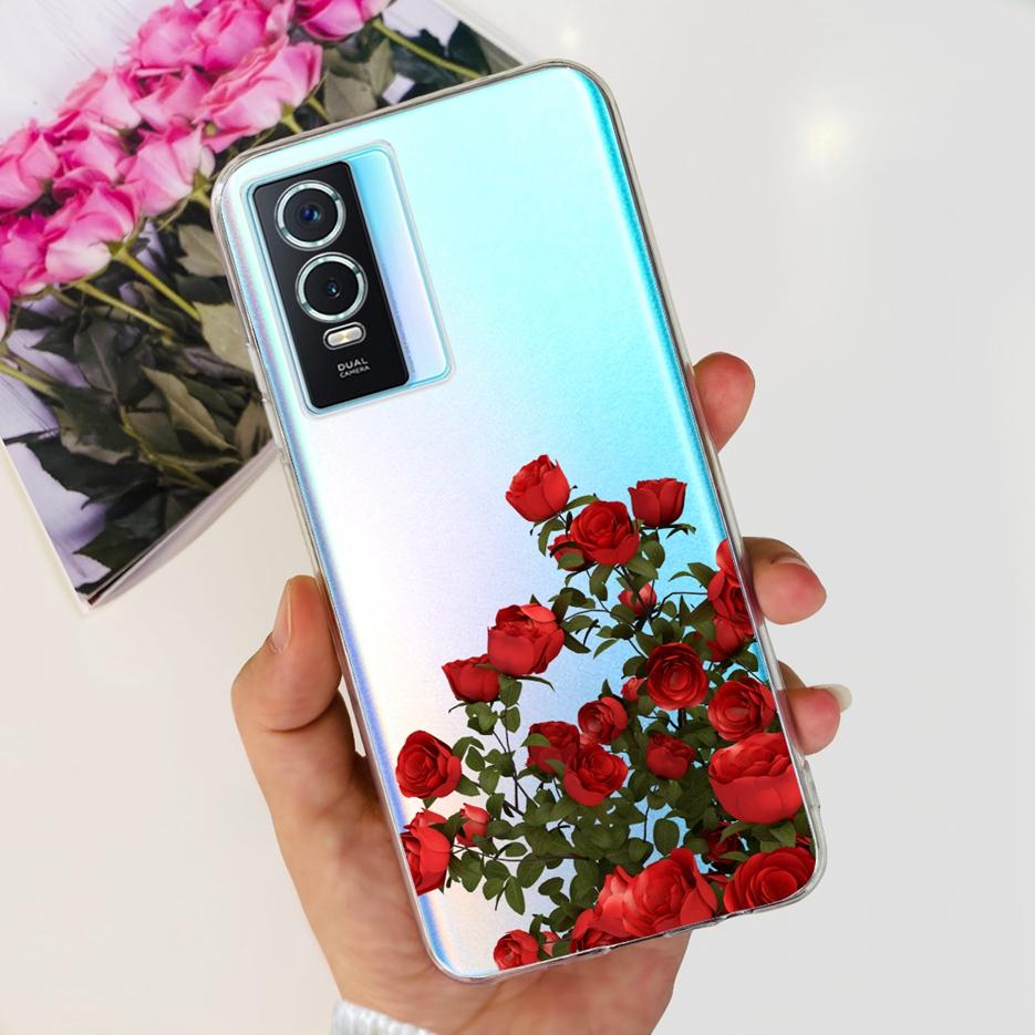 For Vivo Y76s Case Vivo Y76 5G Stylish Painted Cover Clear Silicone Phone Case For Vivo Y74s Y 76 s VivoY76 5G Soft Fundas Coque
