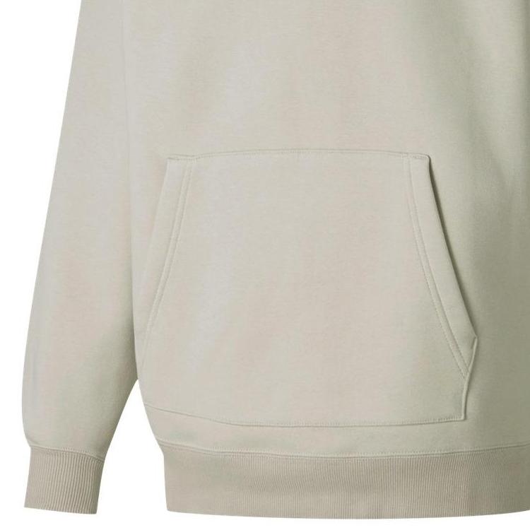 Puma Solid Color Logo Pullover Hoodie Unisex Tops Cactus 534364-41