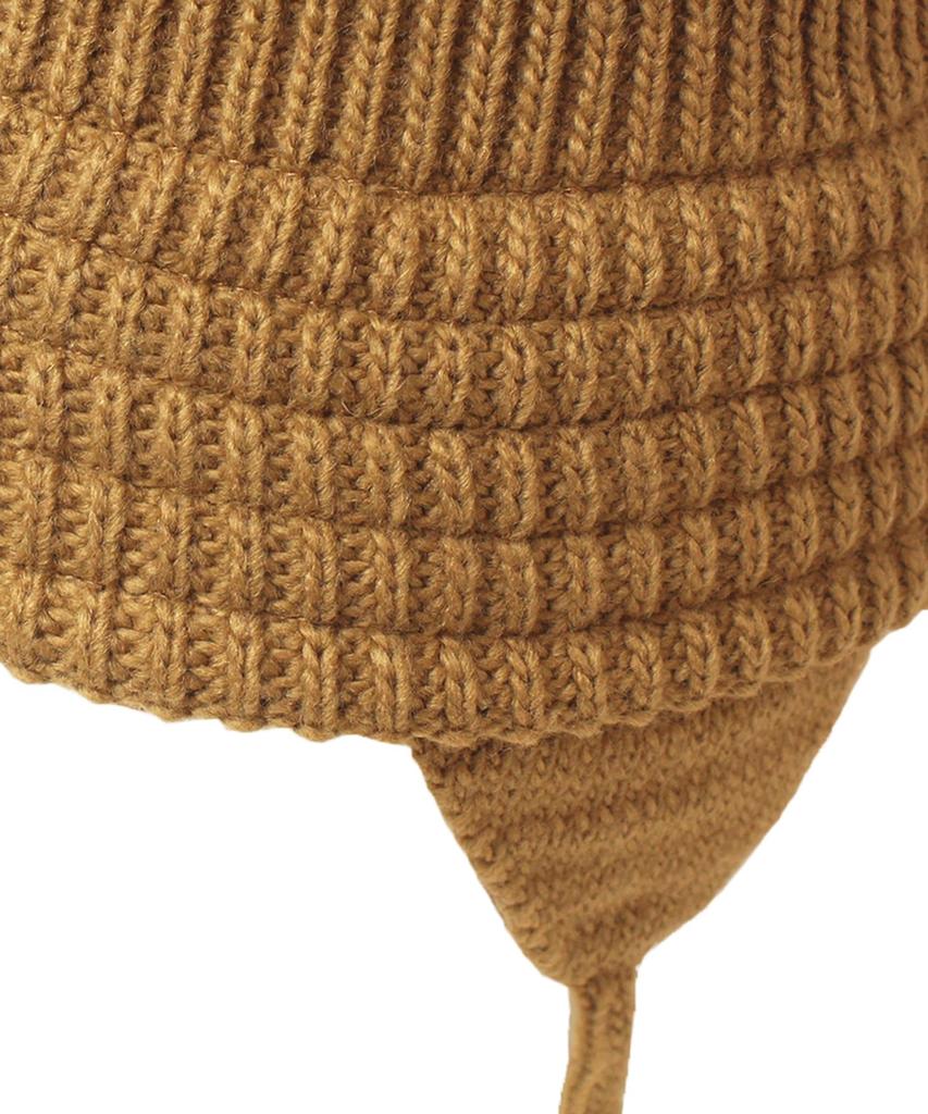 ICHIYON Pletený klobouk cloche s tenkou pleteninou, jednobarevný, přírodní, pletený klobouk s ušima [14+ PLUS] Uši, Dámský, Klobouk, Jednoduchý, Barva, / 103363-131-103-1129