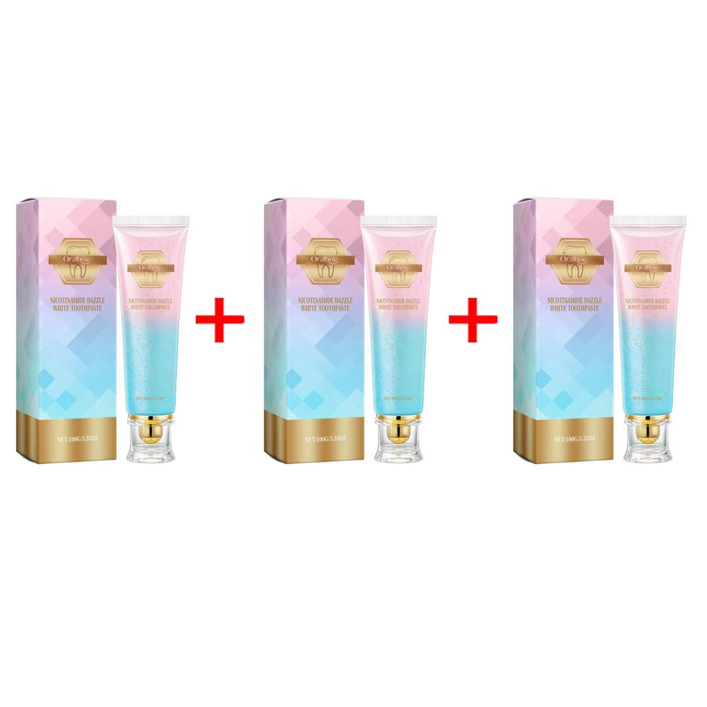 Niacinamide Whitening Toothpaste Intensive Whitens Teeth Protects Enamel Removes Stains & Refreshes Breath Daily Oral Care
