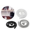 Practical Management  Wrap Clip Wire Organizer Cord Protector Cable Holder Flexible Spiral Tube
