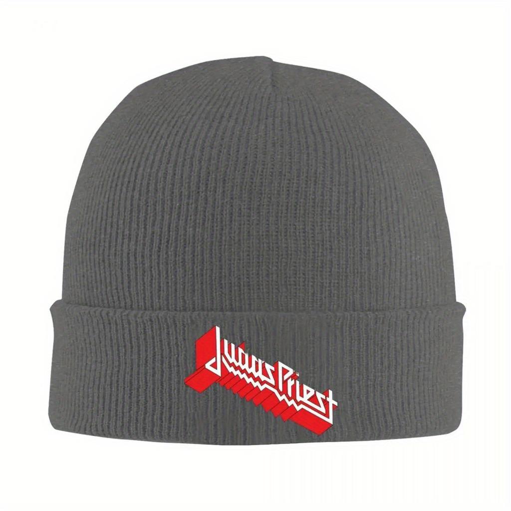 Judas Priest Band Knit Hat Beanies Winter Hat Warm Acrylic Hip-hop Caps for Men Women Gifts