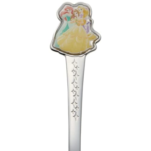 Skater Stainless Steel Die-Cut Spoon for Kids, 3D Design, Disney Princess Design (DSS1C-A)