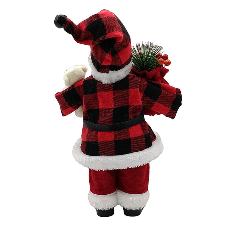 2025 Sitzende Weihnachtsmann Figuren Weihnachts-Szenen Figur Heimdekorationen Hängende Weihnachtsbaumschmuck Weihnachtsmann Puppe Spielzeug Kindergeschenk