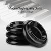 Set of 4 Plastic Piano Insulators for Grand Pianos, Shock Absorbing, Anti-Slip, Heavy-Duty, Soundproof, and Vibration-Dampening