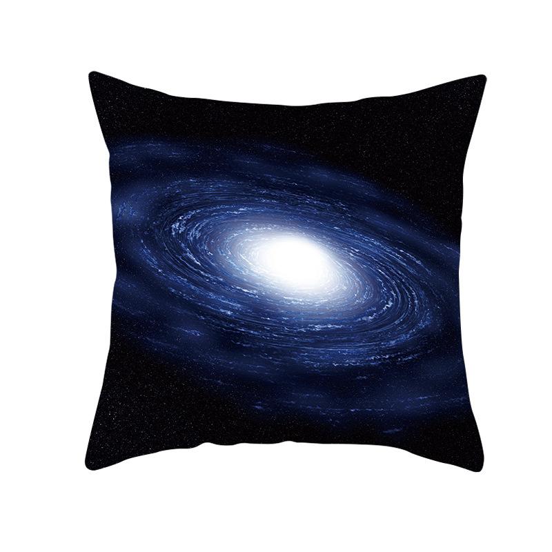 45*45cm Mysterious Cosmic Planet Black Hole Series Pillowcase Sofa Office Seat Cushion Cover Creative Ornament Home Decoration