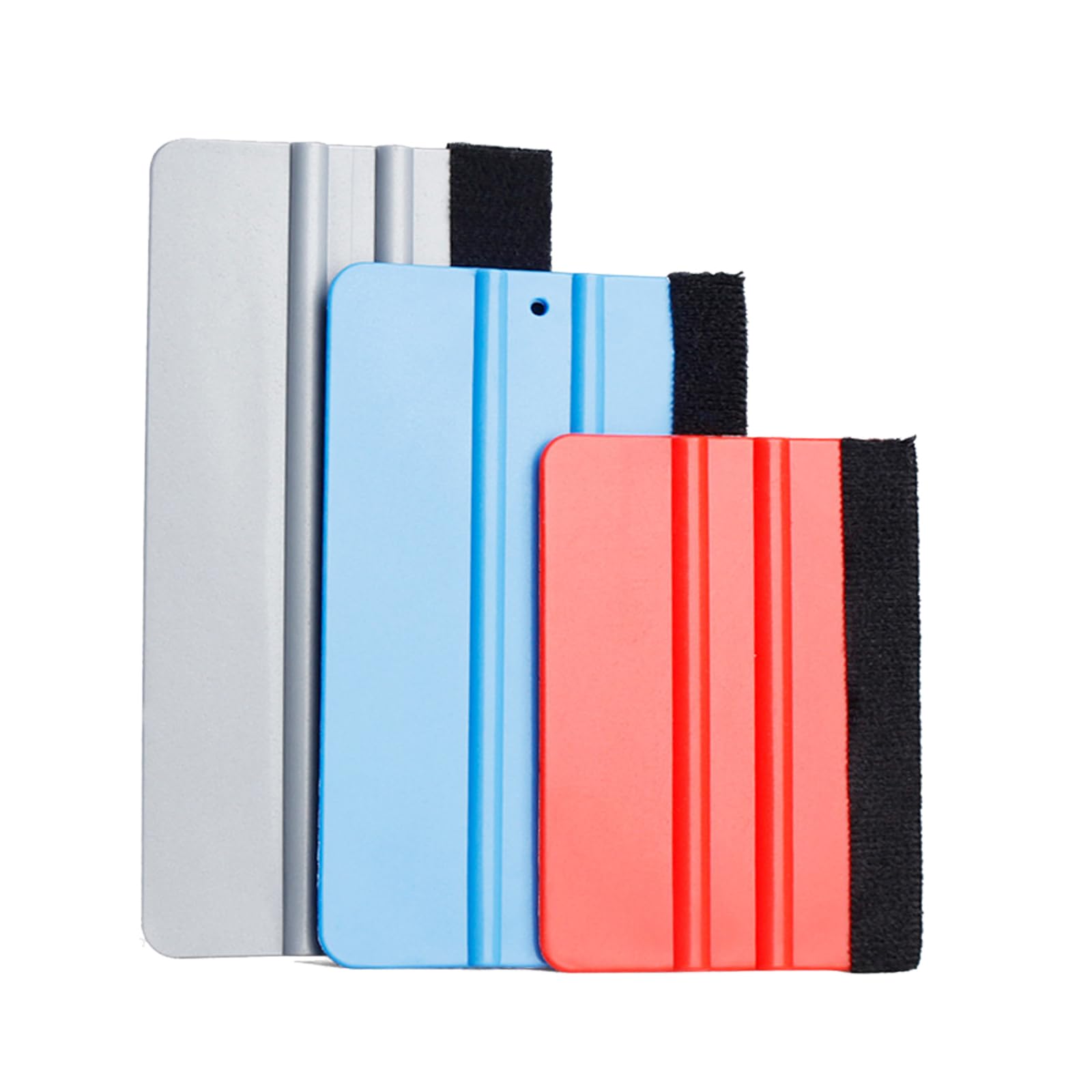 

Cluoling Squeegee Felt Set, 3 Colors, 3-Piece Set, Application Assistant Tool, No Scratches, Bubble