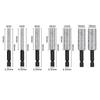 4/7Pcs 2-in-1 Hexagonal Shank Hole Opener Anti-wear Brazed Dry Drill Bit Set Dual-Purpose Dry/Wet Use for Electricians Plumbers