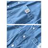 Simple Short-Sleeved Shirt For Men Casual Youth Denim Shirt Jacket For Men