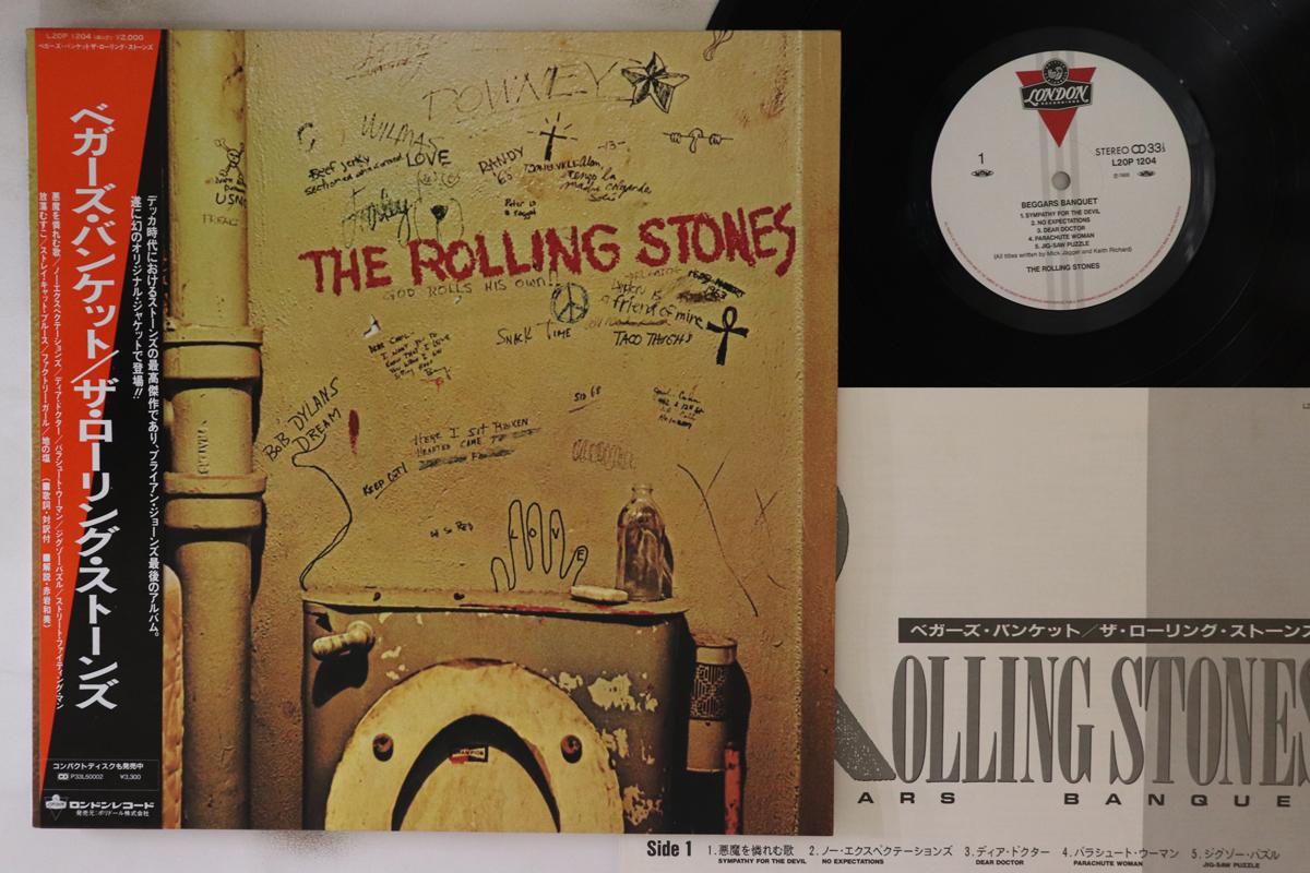 

LP Пластинка ROLLING STONES - Beggars Banquet L20P1204 ЛОНДОН 1985 Япония Obi Rock Б/у