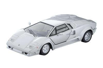TOMYTEC Tomica Limited Vintage Neo Lamborghini Countach 25th Anniversary Silver Finished Product LV-N