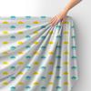Royal Samt Stoff Polyester Zum Nähen - Motiv Regenwolken