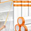 1roll Taped Masking Film Plastic Painting Drop Cloth Furniture Floors Appliance Protection Waterproof Anti-Dust Pre-Taped Cover