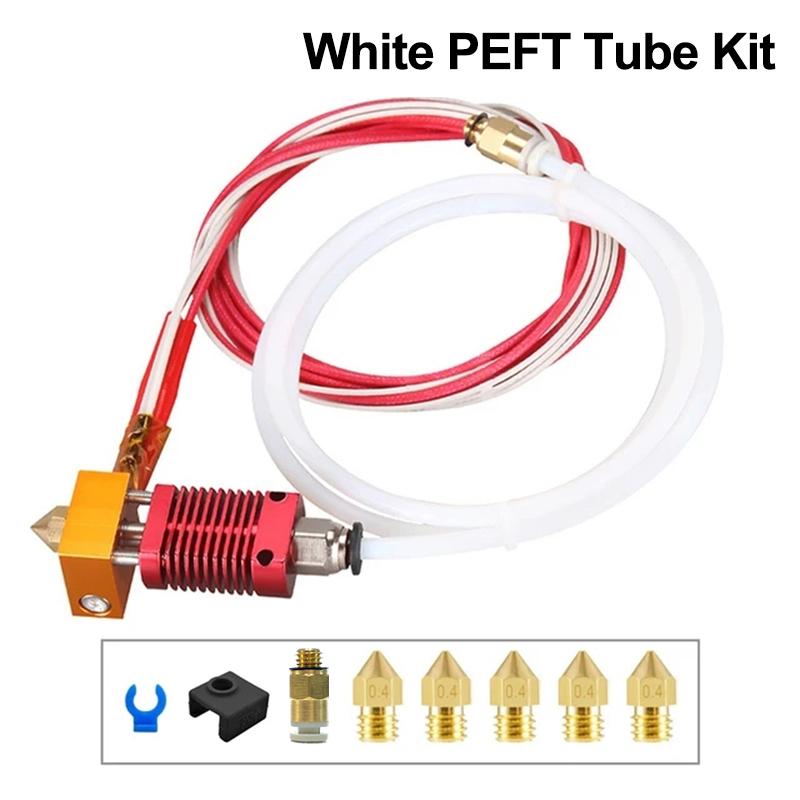 Díly 3D tiskárny Ender 3 Kovový J-Head MK8 Hotend Extruder Kit Topný blok Tryska Ohřívač Termistor pro Ender3 V2 Ender5 CR10S Pro
